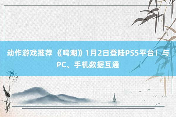 动作游戏推荐 《鸣潮》1月2日登陆PS5平台！与PC、手机数据互通